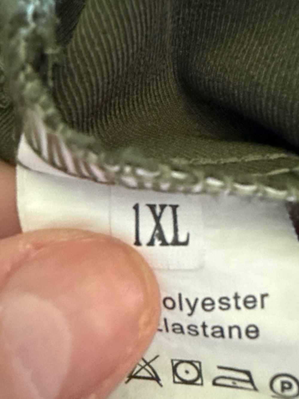 Women’s Cropped Elastic-Waist Pants - Olive Green - Picture 7 of 7